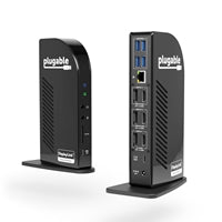 Plugable USB-C Triple 4K Docking Station 13-Port 100W PD Plugable USB-C Triple 4K Docking Station 13-Port 100W PD